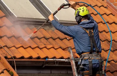 Démoussage et hydrofuge de toiture à Chenières